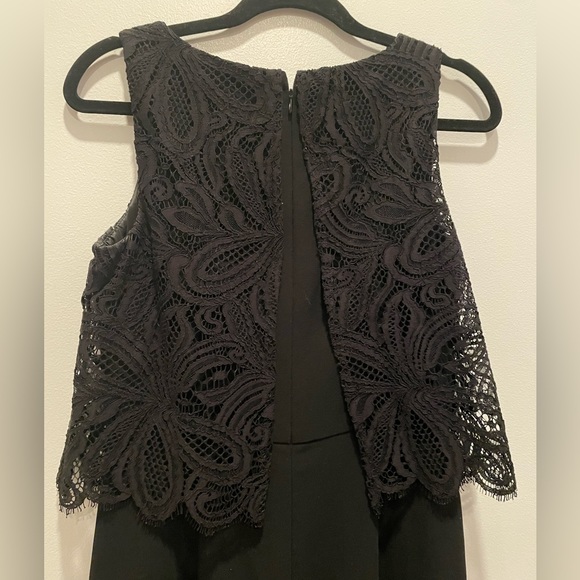 Trina Turk Niland Monarch black Lace Jumpsuit size 4 pre owned - Picture 4 of 13